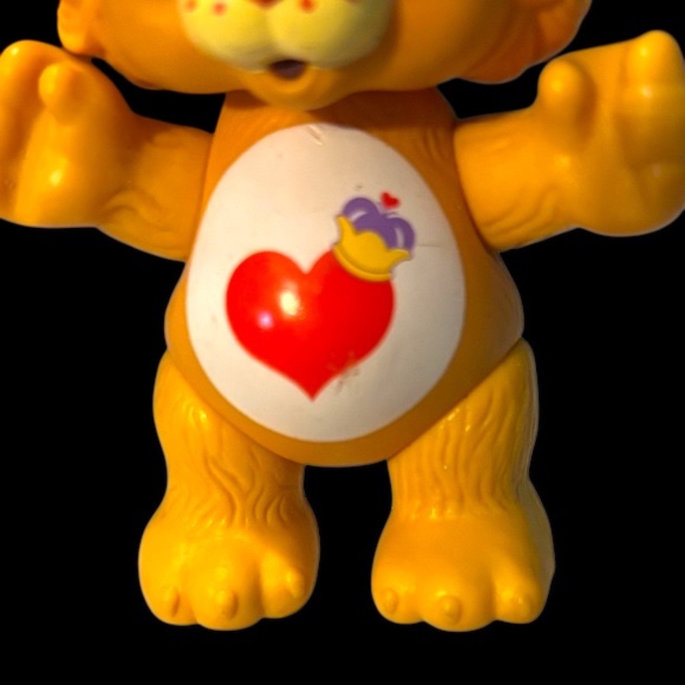 Vintage 1985 Care Bear Cousin Brave Heart Lion Posable Action Figure - Picture 8 of 8